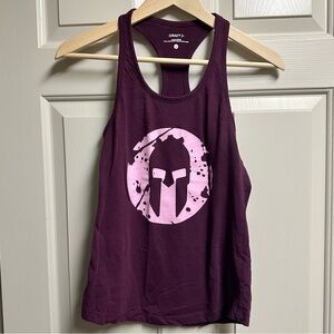 Spartan Craft Purple Tank Top (Size Small)